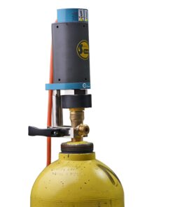 Chlorine gas shutoff system